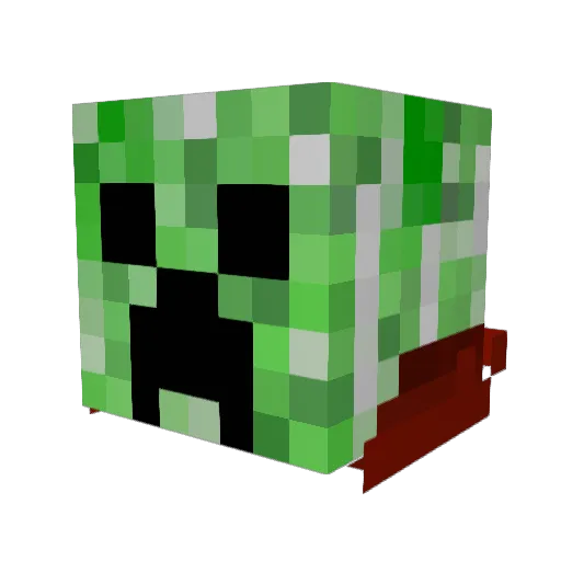 Sawyer_C Minecraft avatar head, 3D render