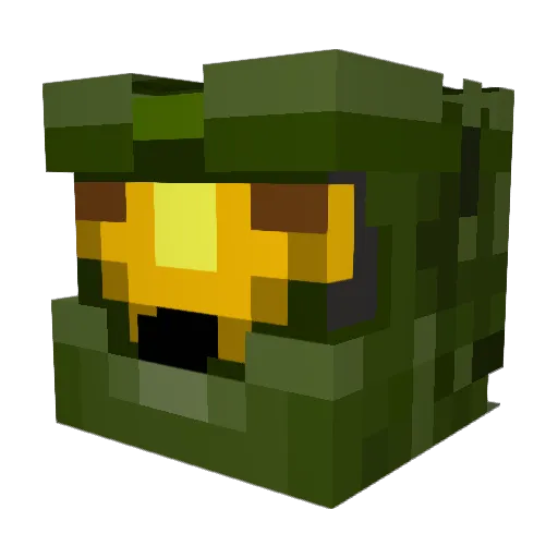 Sawzall92 Minecraft avatar head, 3D render