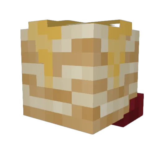 SaxDaddy Minecraft avatar head, 3D render