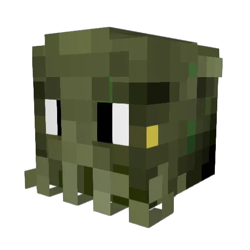SaxRLine Minecraft avatar head, 3D render