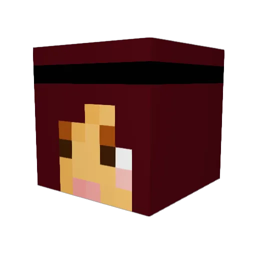Saxon_Heart Minecraft avatar head, 3D render