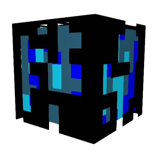 SaxsoSaurus Minecraft avatar head, 3D render