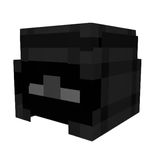 Saxtrn Minecraft avatar head, 3D render