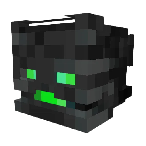 Saxxes Minecraft avatar head, 3D render