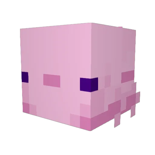 SaxyLexy Minecraft avatar head, 3D render