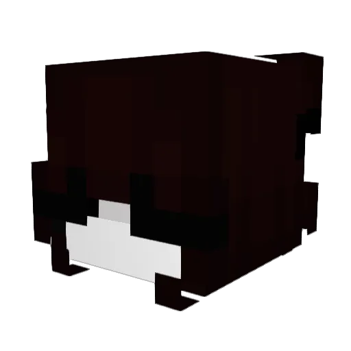 Saxyear Minecraft avatar head, 3D render