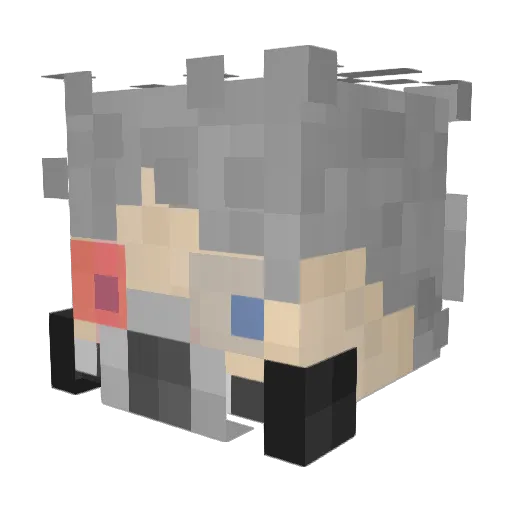 SayDech4 Minecraft avatar head, 3D render