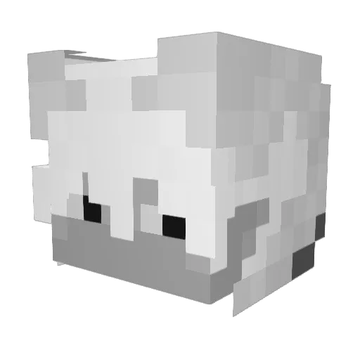 SayGrayAllDay Minecraft avatar head, 3D render