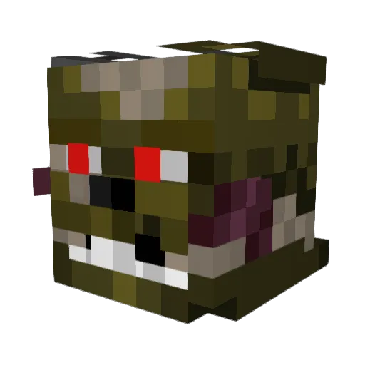 SayHeyDavid Minecraft avatar head, 3D render