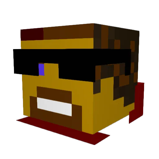 SayNyay Minecraft avatar head, 3D render
