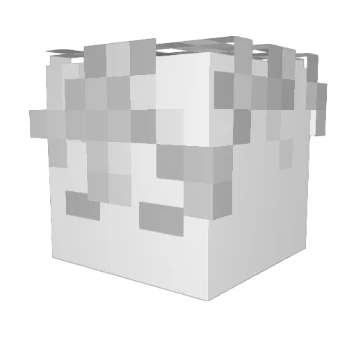 SayWea Minecraft avatar head, 3D render