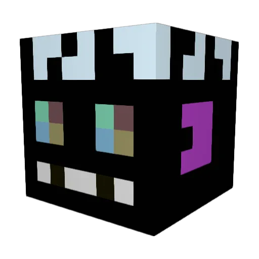 SayajinHxH Minecraft avatar head, 3D render
