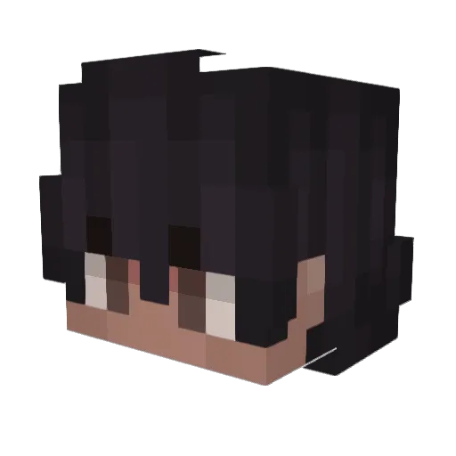 SayanSin_ Minecraft avatar head, 3D render