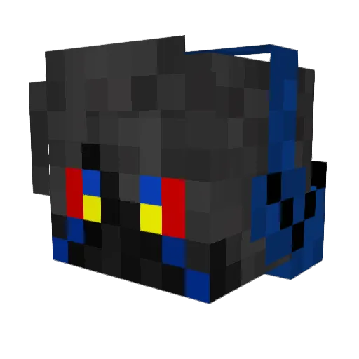 Sayata_Kung Minecraft avatar head, 3D render