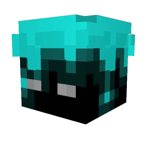 Saydeck Minecraft avatar head, 3D render