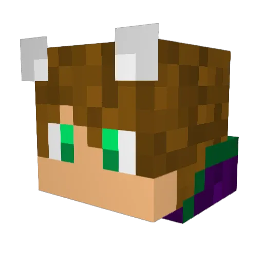 Saydok Minecraft avatar head, 3D render