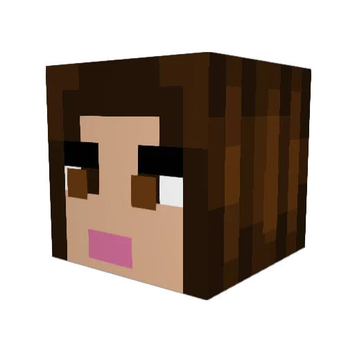 SayerPlays Minecraft avatar head, 3D render