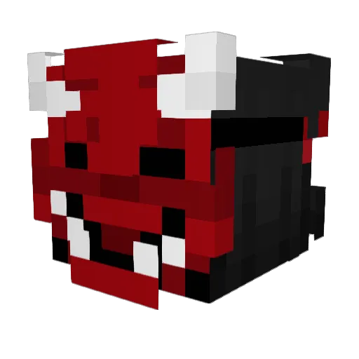 SayiaSR Minecraft avatar head, 3D render