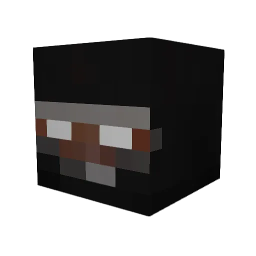 SayianNinja4 Minecraft avatar head, 3D render