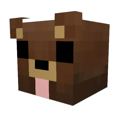 SaykoAmca Minecraft avatar head, 3D render