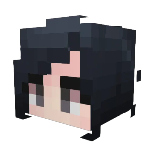 Saylonia Minecraft avatar head, 3D render
