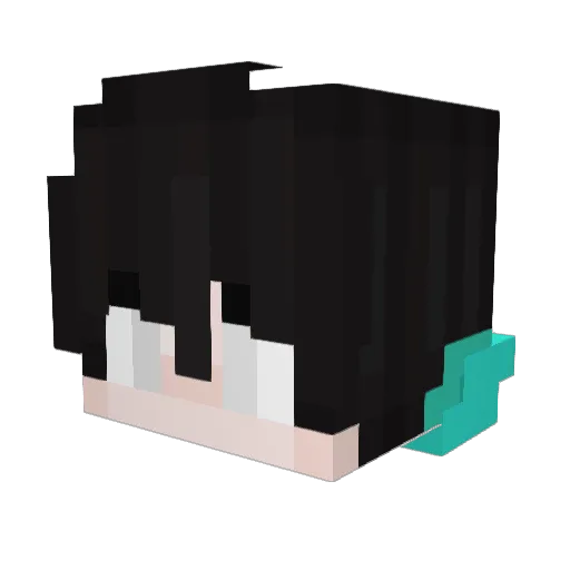 Saym53 Minecraft avatar head, 3D render