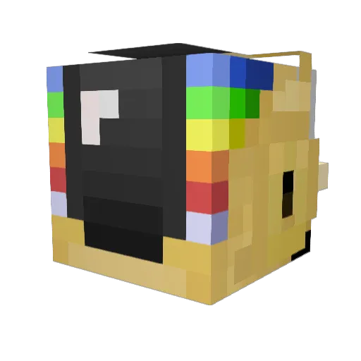Saynix_23 Minecraft avatar head, 3D render