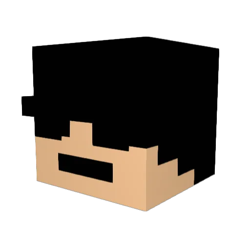 Sayno86 Minecraft avatar head, 3D render