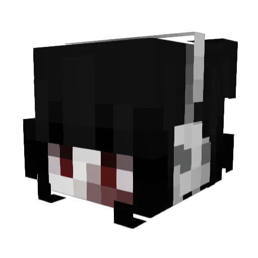 Sayounalar Minecraft avatar head, 3D render