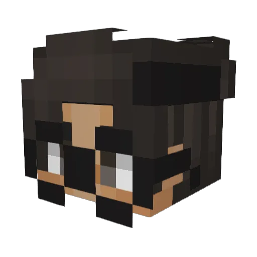 Saywh Minecraft avatar head, 3D render