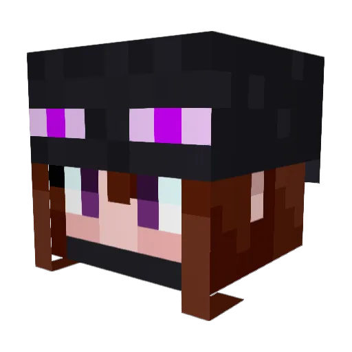 Sazbadashie Minecraft avatar head, 3D render