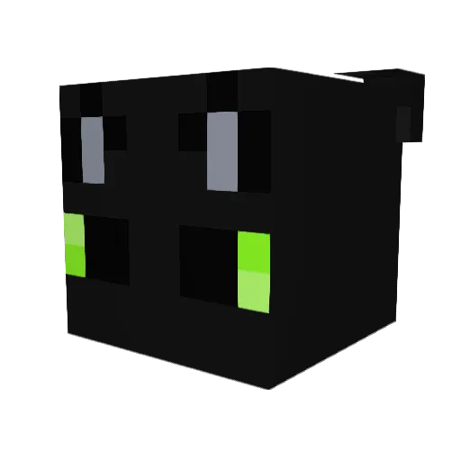 Saznac Minecraft avatar head, 3D render