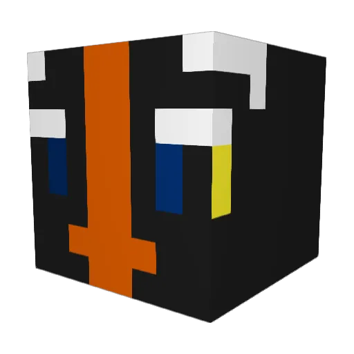 Sbaffland Minecraft avatar head, 3D render