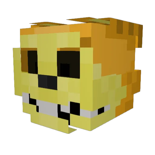 Sbenny38_ Minecraft avatar head, 3D render