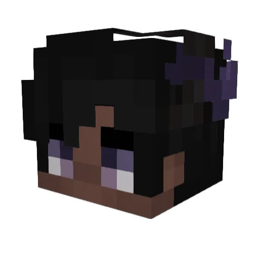 Sbub Minecraft avatar head, 3D render