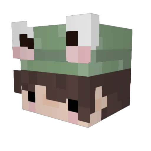 Sc0orpio0n Minecraft avatar head, 3D render