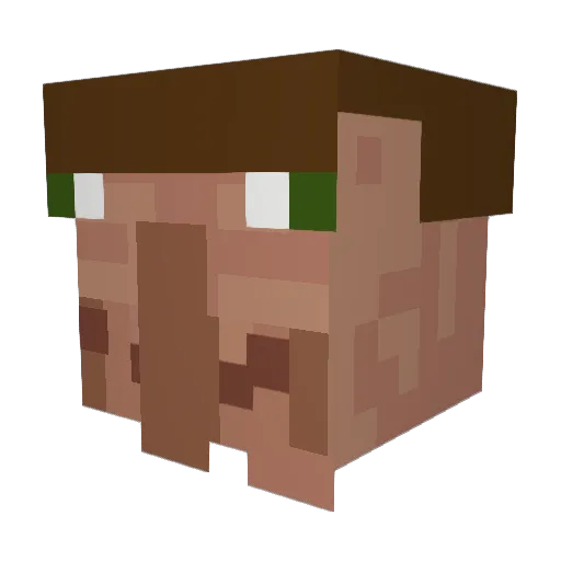 Sc0r3z Minecraft avatar head, 3D render