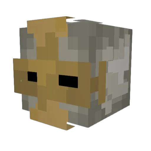 Sc0rn439 Minecraft avatar head, 3D render