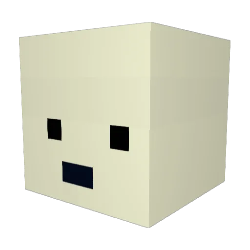 Sc0ttCh3gg Minecraft avatar head, 3D render