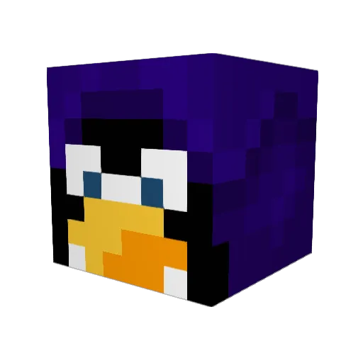 ScKEndler Minecraft avatar head, 3D render