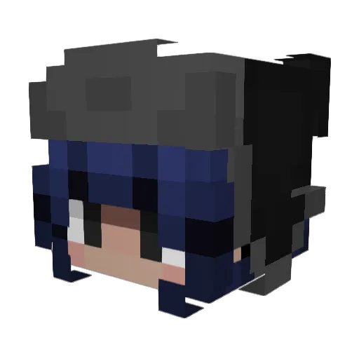 ScKxY Minecraft avatar head, 3D render