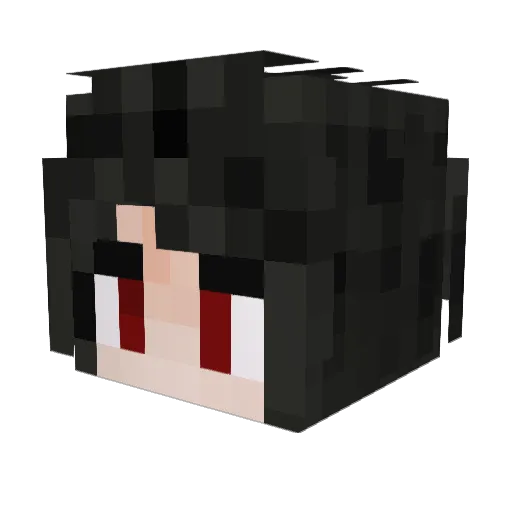 ScRol1_L0ck Minecraft avatar head, 3D render