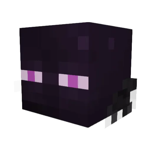 Scaedi Minecraft avatar head, 3D render