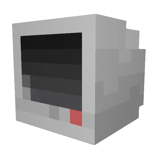 Scalable Minecraft avatar head, 3D render