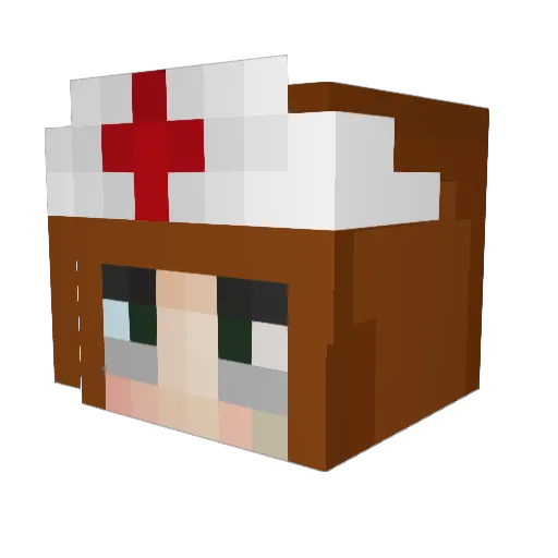 Scales4Sales Minecraft avatar head, 3D render
