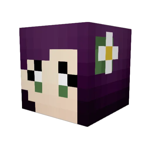 ScalesofGrey Minecraft avatar head, 3D render