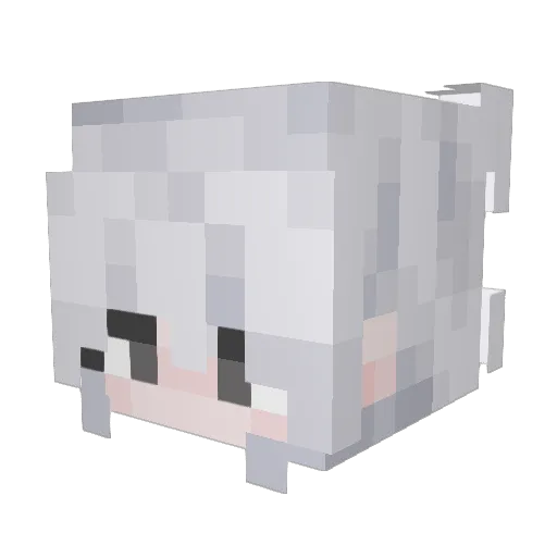 Scallygram Minecraft avatar head, 3D render