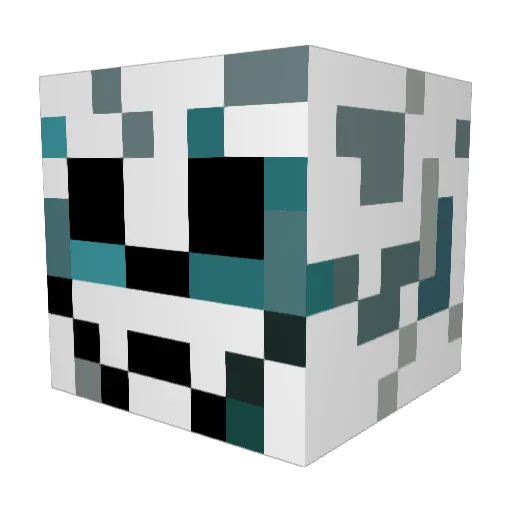 Scallyleo Minecraft avatar head, 3D render