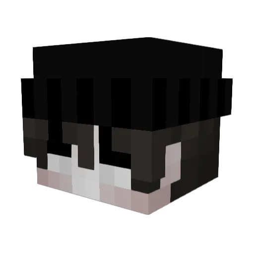 Scam_you Minecraft avatar head, 3D render