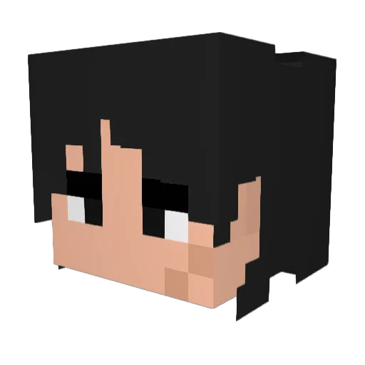 ScandalisTt Minecraft avatar head, 3D render